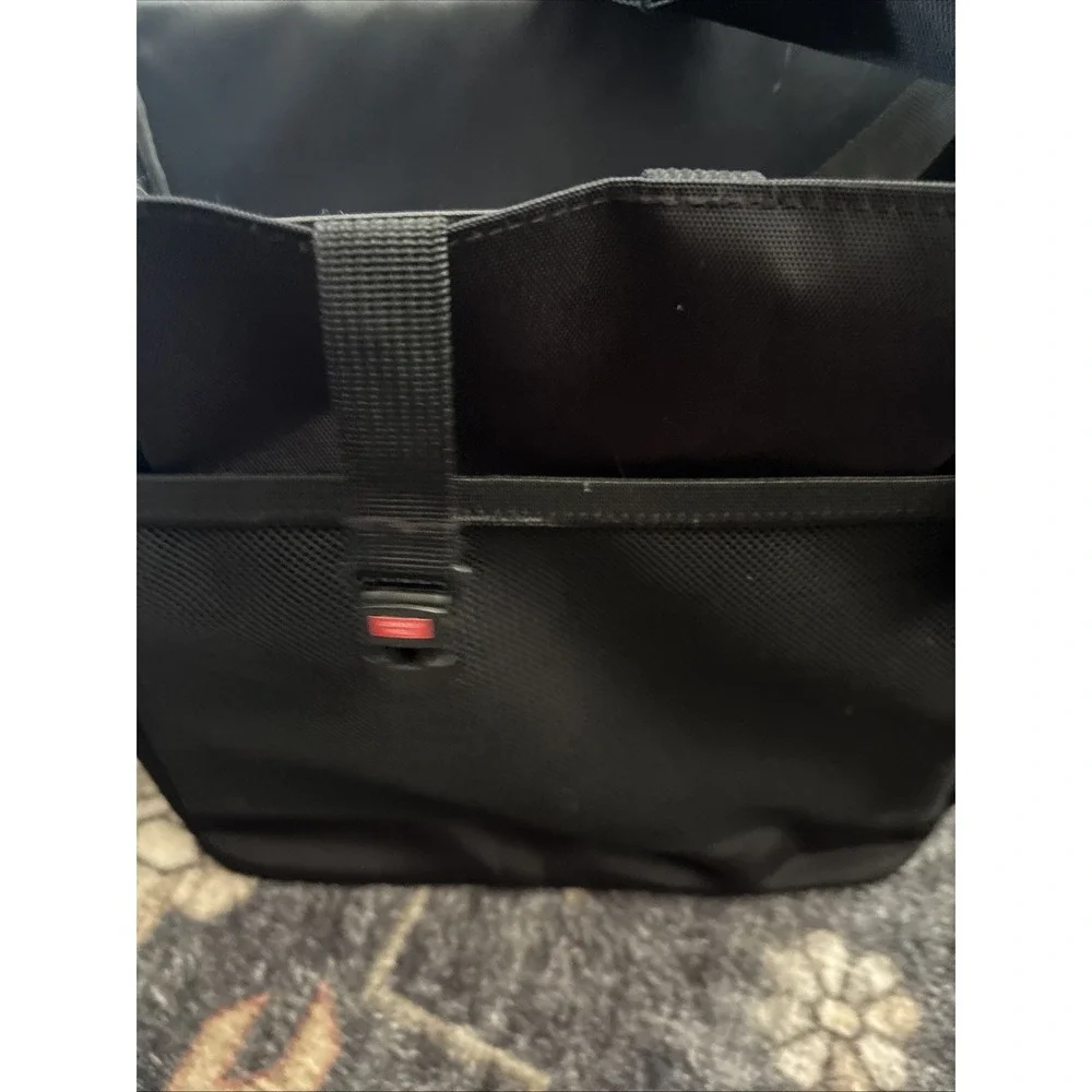 FifthStart Large Cleaning Supplies Organizer Tote & Caddy, Black Nylon